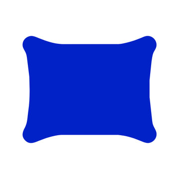 recommend clip art: Pillow icon vector graphics element silhouette sign symbol illustration on a Transparent Background 