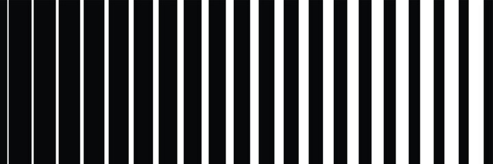 Black and White Vertical Stripes