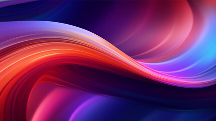 Blue flowing waves create a cool, abstract background design