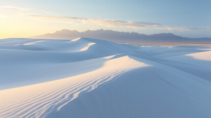 White Sands Glistening Dunes