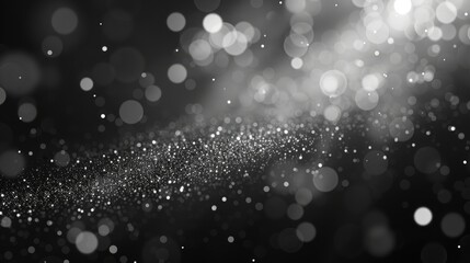 Abstract grey background with sparkling brightness