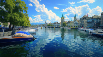 Zurichs Lake Serenity