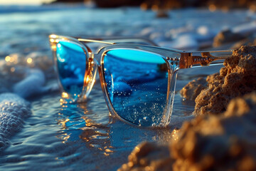 View of the sunglass-related background image