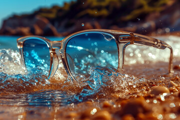 View of the sunglass-related background image