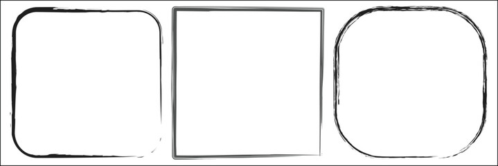 brush stroke grunge frame