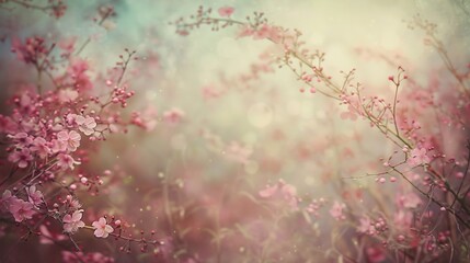 Cherry blossoms soft, generated with AI