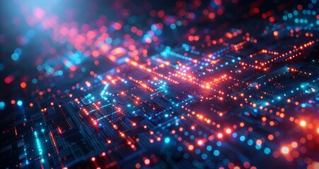 Obraz premium Digital electronics concept background for graphics , generated with AI