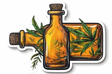 Detailed Insights into Hashish Oil and CBD Sprays: Understanding Cannabis Consumption, Recovery Support, and Drug Efficacy in Health Maintenance - obrazy, fototapety, plakaty