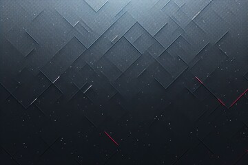 Abstract black low poly background with polygonal triangles - obrazy, fototapety, plakaty