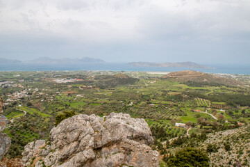 castle ruins of the medieval settlement of Palio Pyli Kos Island South Aegean Region (Südliche Ägäis) Greece