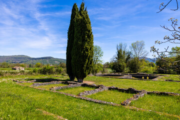 Vestiges archéologiques de thermes de l’époque romaine à Saint-Bertrand-de-Comminges