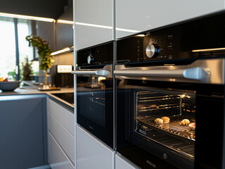 Modern Kitchen with High-end Built-in Appliances