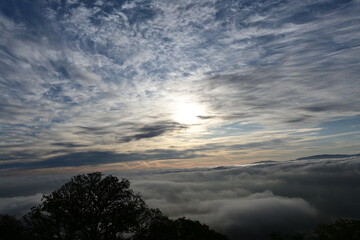 Obraz premium sunset in the mountains