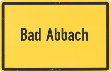 Ortsschild Bad Abbach