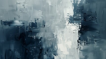 gray, blue, and grey tones in an abstract expressionist painting background