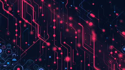 Streams of binary data flowing into a simplified AI processor, representing how machines learn and process information. , flat illustration