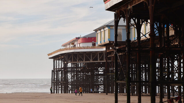 Pier at Blackpool beach