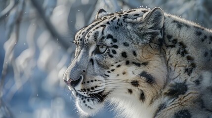 Obraz premium snow leopard.