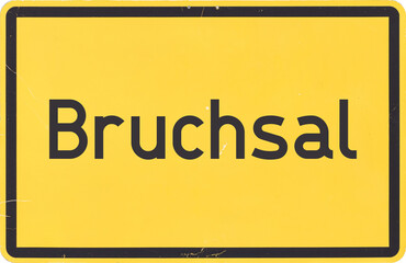 Ortsschild Bruchsal