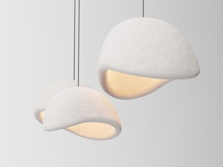 Japandi Pendant Lamp 3D Realistic