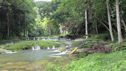 The Baños del Rio San Juan-San Juan River Baths, series of natural freshwater pools among small cascades, popular for swimming. Las Terrazas-Cuba-142