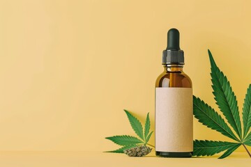 Eco-Friendly Cannabis Products: Designing THC Oil Infusions with Skunk Strain for Sustainability - obrazy, fototapety, plakaty