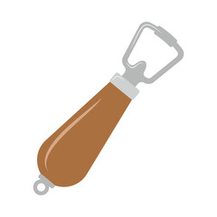 Cold beer icon or sign. Vector flat beer illustration isolated on white background. Alcohol drink pub or bar