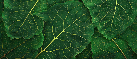 Green leafy texture with detailed veins
