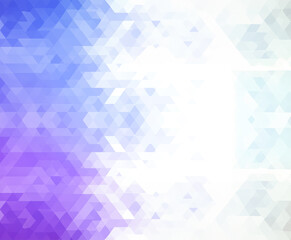 Blue and white modern technological background, with patterns and beautiful geometric shapes