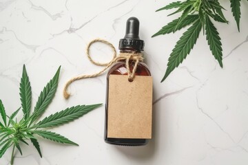 Discover the Therapeutic Potentials of CBD Creme and Cannabis Oil: Integrating Medical Cannabis, Aromatherapy, and Health Practices - obrazy, fototapety, plakaty