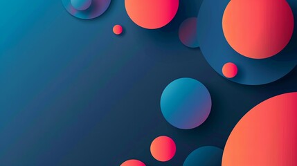 abstract background with colorful circles