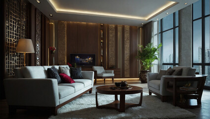 Obraz na płótnie Canvas modern home interior 9
