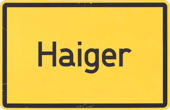 Ortsschild Haiger