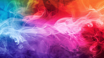 Obraz na płótnie Canvas abstract colorful smoke background