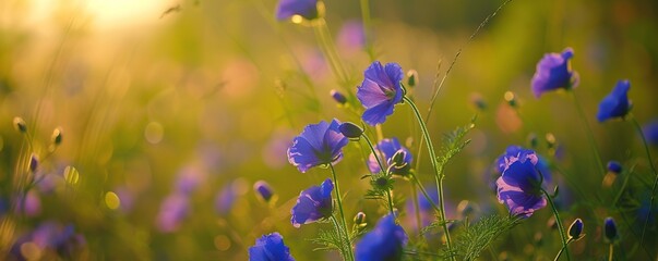 close up view of flowers in the garden