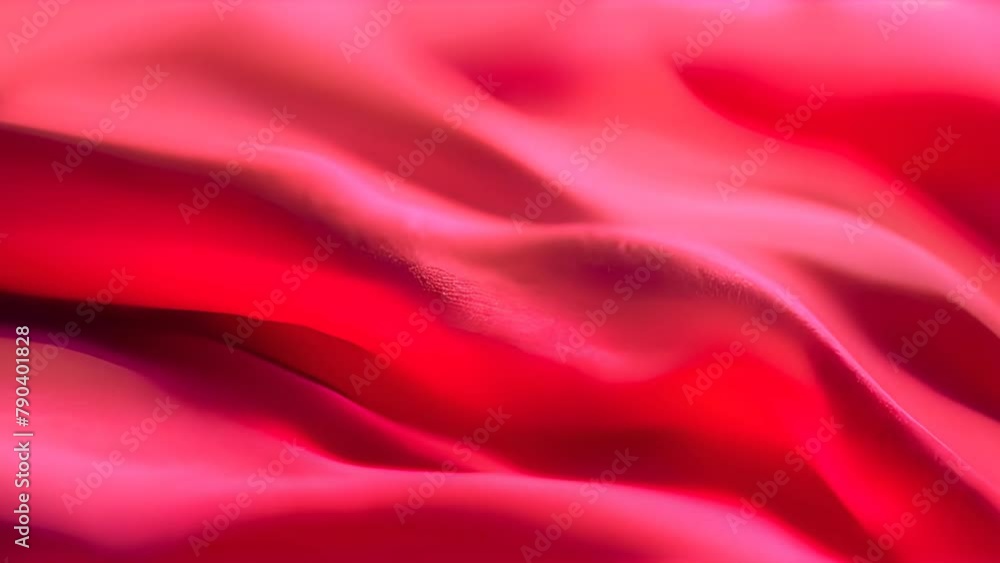 Poster close-up view of pink fabric texture generative ai