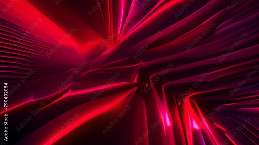 Poster close-up of red object on black background generative ai