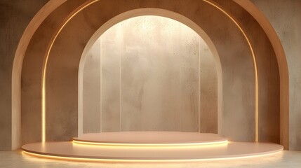 luxury abstract elegant Platform podium background shapes and curtains Geometric product show
