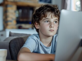 Children focused too much on computers may struggle in developing social skills. Lack of face-to-face interaction can impact their ability to read emotions and communicate effectively in interpersonal