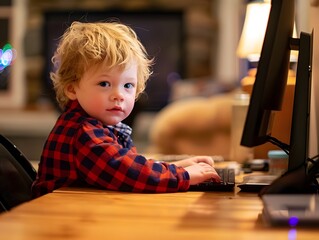 Children focused too much on computers may struggle in developing social skills. Lack of face-to-face interaction can impact their ability to read emotions and communicate effectively in interpersonal