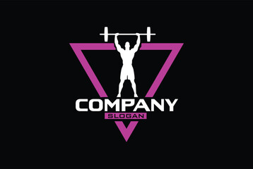 Gym and fitness vector logo design template, design for gym and fitness vector
