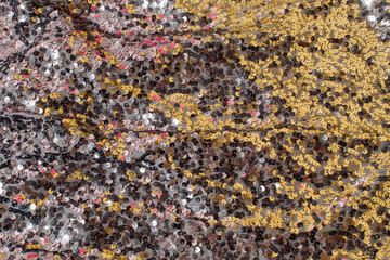 Shiny elegant golden embossed texture can be used as an abstract background. Luxury background design