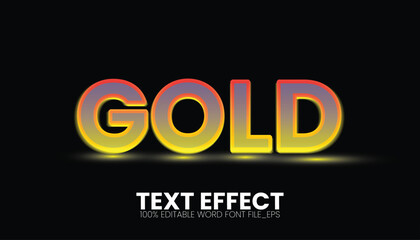 TEXT EFFECT GOLD
