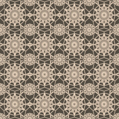 Seamless vector lace pattern decorative print for wallpaper, textile, paper, gifts beautiful background 