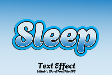 TEXT  EFFECT  SLEEP THEME 