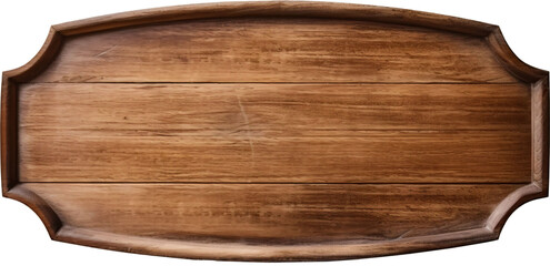 vintage Wooden signboard transparent background