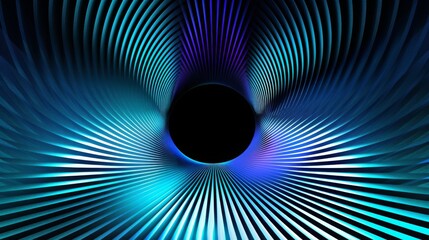 Obraz premium Tunnel or wormhole. Abstract Wormhole Science. 3D tunnel grid. Wireframe 3D surface tunnel. Abstract digital background