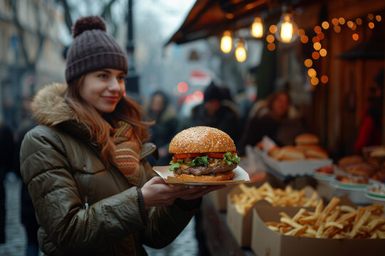 A generous act of paying for a stranger's meal, spreading unexpected kindness and fostering a sense of unity among people. Concept of random acts of kindness. Generative Ai.