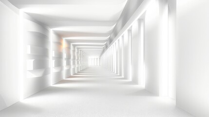 Abstract Futuristic empty floor and room Sci-Fi Corridor With light for showcase,room,interior,display products.Modern Future cement floor and wall background technology interior concept.3d render