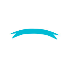 blue ribbon banner icon